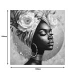 Πίνακας σε καμβά Giara 3D Inart 100x3x100εκ - Image 2