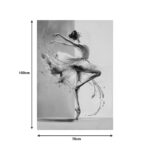 Πίνακας σε καμβά Dancito 3D Inart 70x2.5x100εκ - Image 2