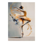 Πίνακας σε καμβά Dancito 3D Inart 70x2.5x100εκ