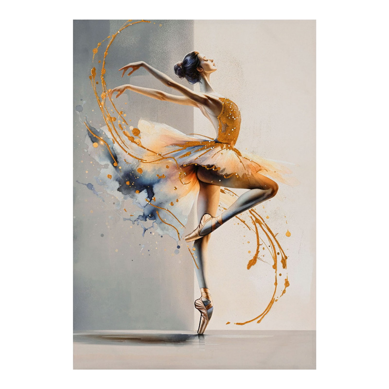 product_pako_296-000077 Πίνακας σε καμβά Dancito 3D Inart 70x2.5x100εκ - Image 1