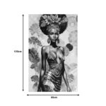 Πίνακας σε καμβά Georgina 3D Inart 80x3x120εκ - Image 2
