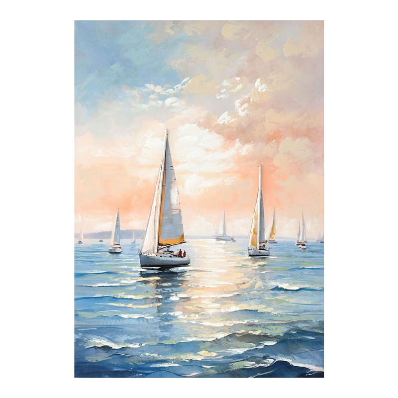 product_pako_296-000090 Πίνακας σε καμβά Sailsy I Inart 70x3x100εκ - Image 1