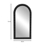 Καθρέπτης Pavloval μαύρο pp 42x3.5x81εκ - Image 2