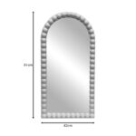 Καθρέπτης Pavloval ασημί pp 42x3.5x81εκ - Image 2