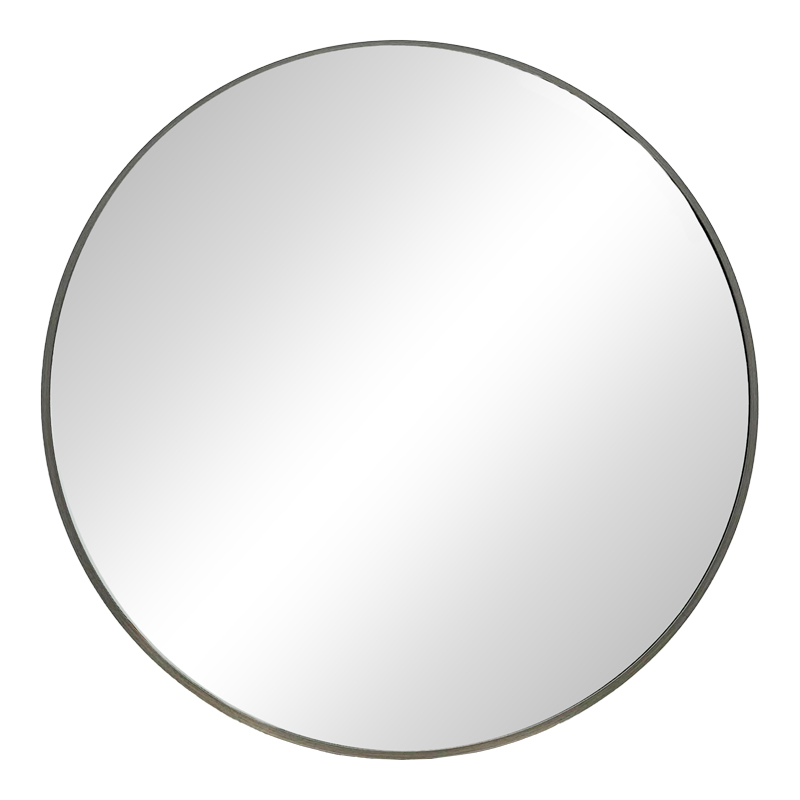 product_pako_298-000017 Καθρέπτης Emmett μαύρο αλουμίνιο Φ80x2.5εκ - Image 1