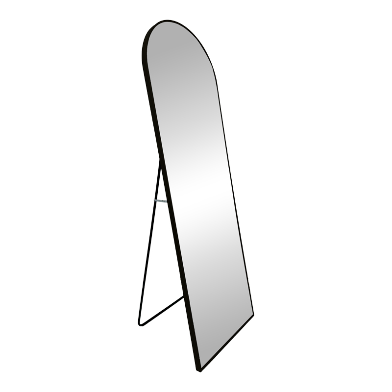 product_pako_298-000026 Καθρέπτης Lorens μαύρο αλουμίνιο 46x40x150εκ - Image 1