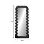 Καθρέπτης Maraya μαύρο PP 46x3.2x110εκ - Image 3
