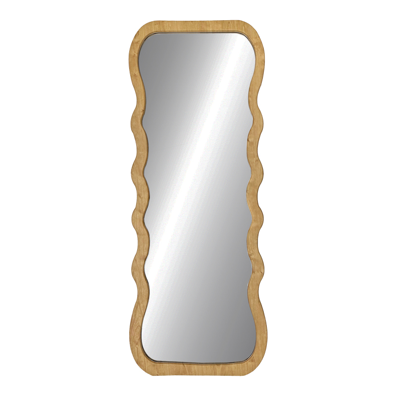 product_pako_298-000062 Καθρέπτης Zerbon mdf σε φυσική απόχρωση 60x1.5x155εκ - Image 1