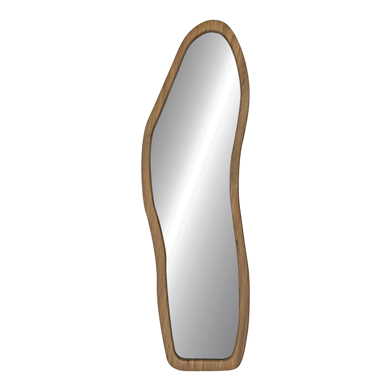 product_pako_298-000063 Καθρέπτης Quene mdf σε φυσική απόχρωση 50x1.5x150εκ - Image 1