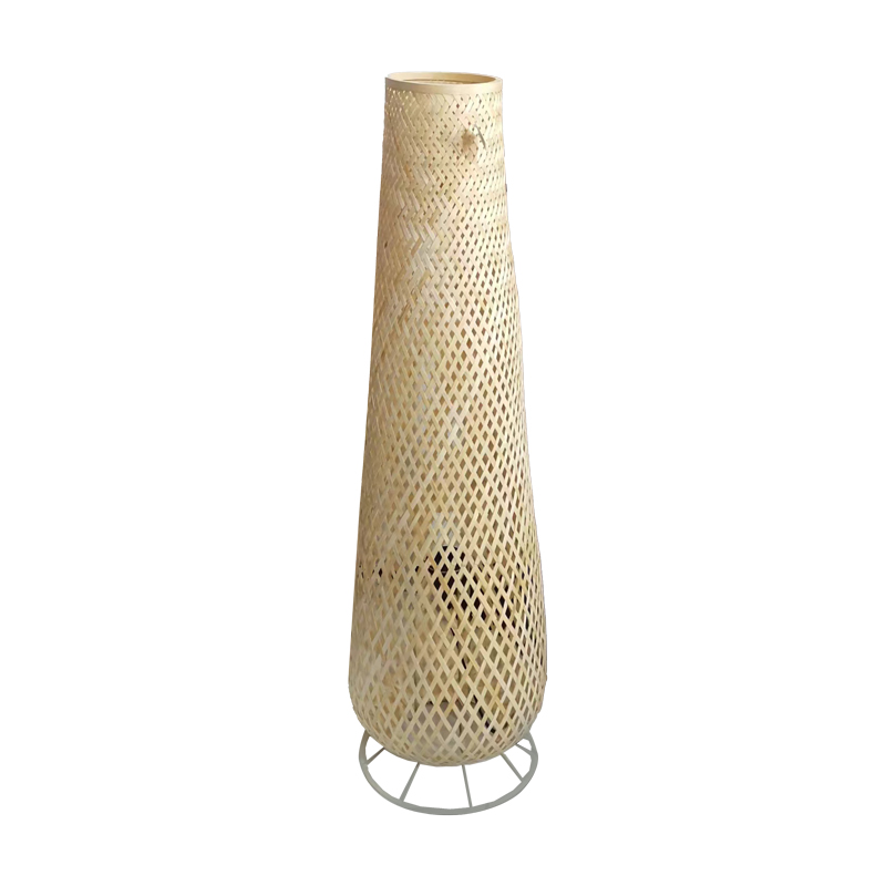 product_pako_299-000011 Φωτιστικό δαπέδου Solian Inart Ε27 μπαμπού σε φυσική απόχρωση Φ27x96εκ - Image 1