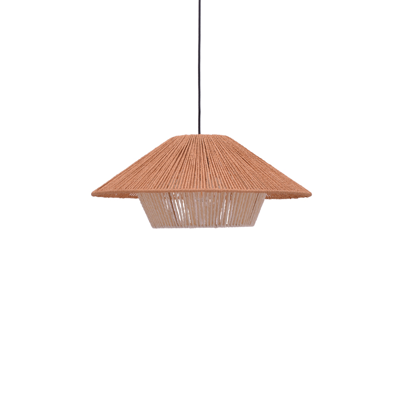 product_pako_299-000024 Φωτιστικό οροφής Jarpie Inart Ε27 rope σε φυσική απόχρωση Φ49.5x20εκ - Image 1