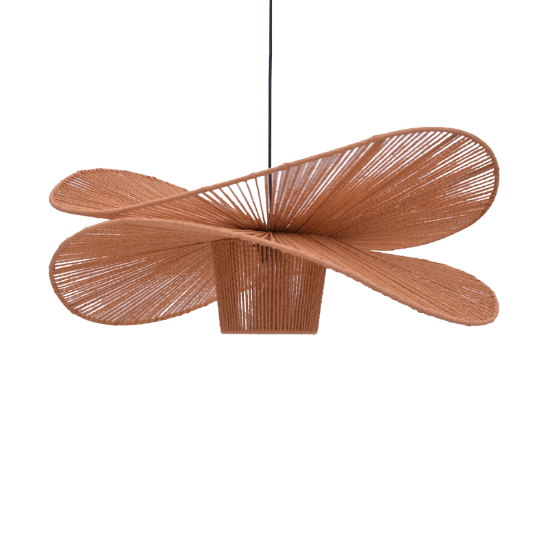 product_pako_299-000034 Φωτιστικό οροφής Flibo Inart Ε27 μπαμπού σε φυσική απόχρωση Φ70x26εκ - Image 1