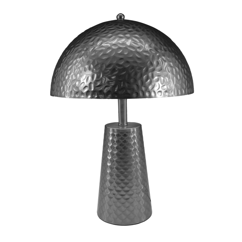 product_pako_300-000007 Επιτραπέζιο φωτιστικό Ambient Inart Ε27 ασημί μέταλλο Φ30x44εκ - Image 1