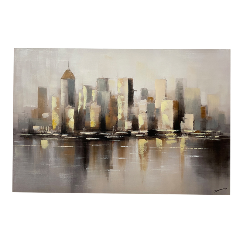 product_pako_301-000004 Πίνακας σε καμβά Scenery Inart 120x3x80εκ - Image 1