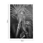 Πίνακας σε καμβά Umone Inart 80x3x120εκ - Image 2