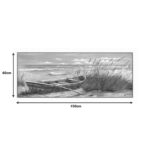 Πίνακας σε καμβά Barcu Inart 150x3.5x60εκ - Image 2