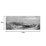 Πίνακας σε καμβά Barcu I Inart 150x3.5x60εκ - Image 2