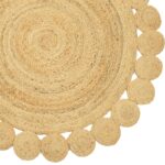 Χαλί Voni Inart φυσικό γιούτα Φ120x1εκ - Image 2