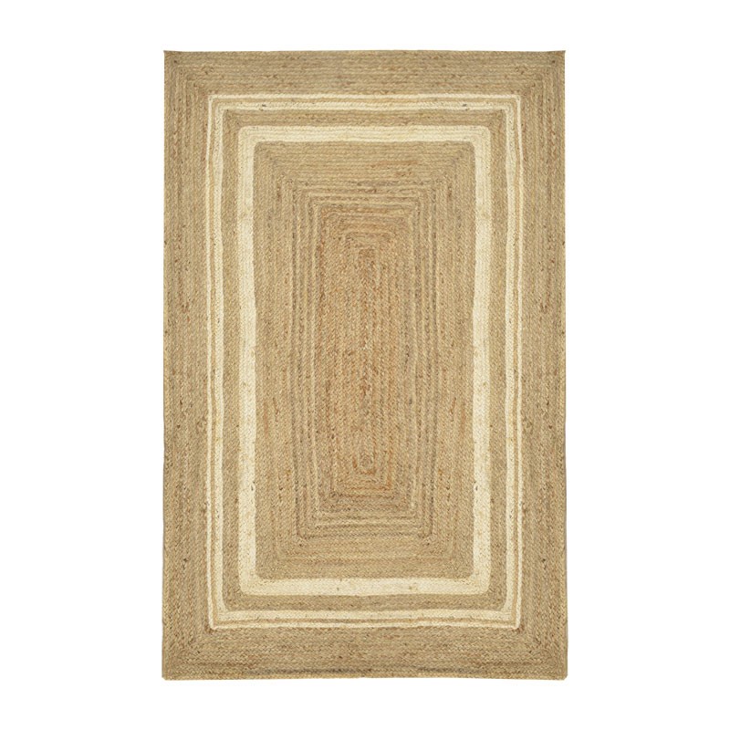 product_pako_302-000009 Χαλί Mazir Inart μπεζ-εκρού γιούτα 120x180x1εκ - Image 1