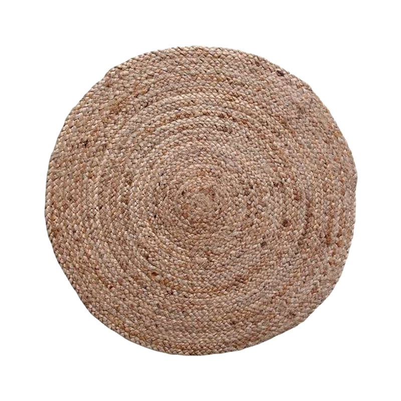 product_pako_302-000015 Χαλί Solon Inart μπεζ γιούτα 100x100x1εκ - Image 1