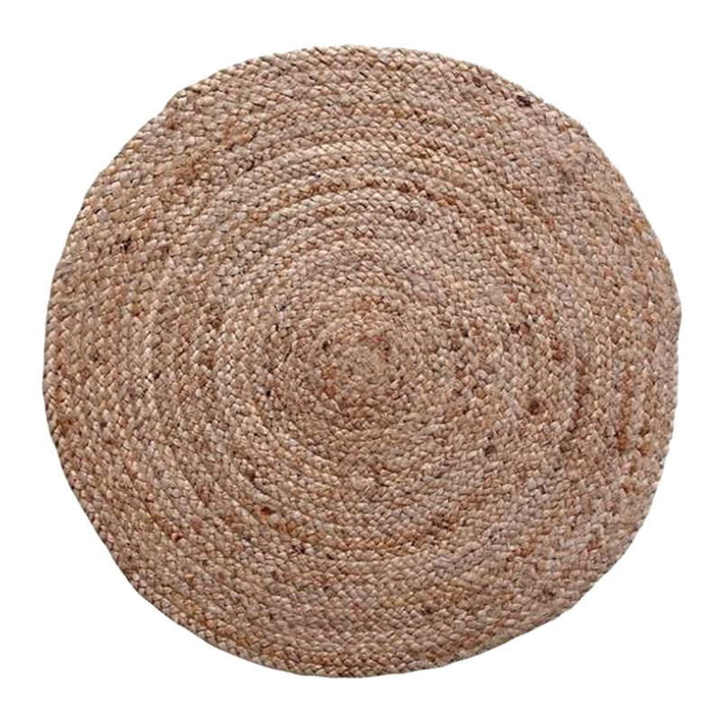product_pako_302-000016 Χαλί Solon Inart μπεζ γιούτα 120x120x1εκ - Image 1