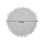 Χαλί Chata Inart γιούτα σε φυσική απόχρωση Φ120x1εκ - Image 2