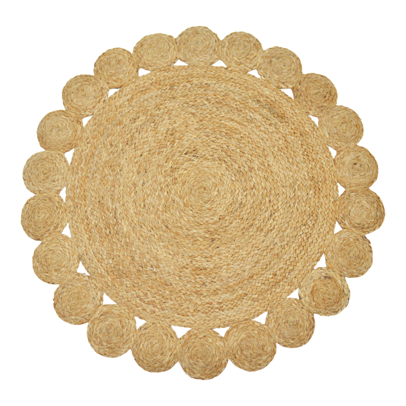 product_pako_302-000056 Χαλί Voni Inart φυσικό γιούτα Φ150x1εκ - Image 1