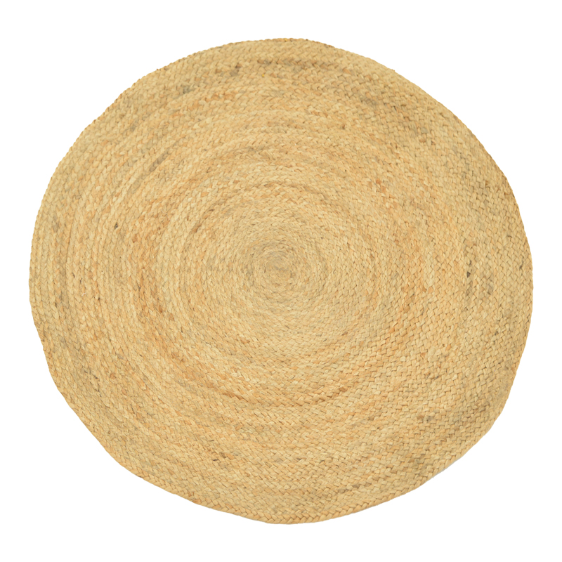 product_pako_302-000057 Χαλί Solon Inart μπεζ γιούτα Φ150x1εκ - Image 1