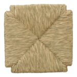 Ψάθα για ξύλινο σκαμπό Charchie I φυσικό 33x33x3εκ