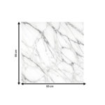 Επιφάνεια τραπεζιού Kailo τ.Werzalit όψη μαρμάρου 80x80εκ - Image 2