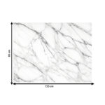 Επιφάνεια τραπεζιού Kailo τ.Werzalit όψη μαρμάρου 120x80εκ - Image 2
