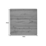 Επιφάνεια τραπεζιού Wimeja τ.Werzalit σε oak απόχρωση 70x70εκ - Image 3