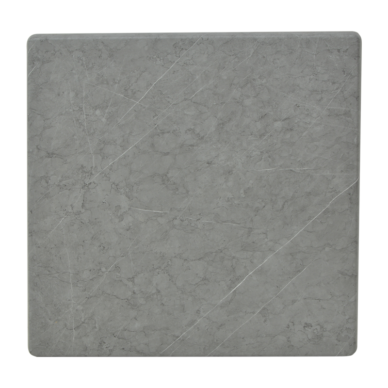 product_pako_310-000038 Επιφάνεια τραπεζιού Zerbo τ.Werzalit σε γκρι απόχρωση μαρμάρου 70x70εκ - Image 1