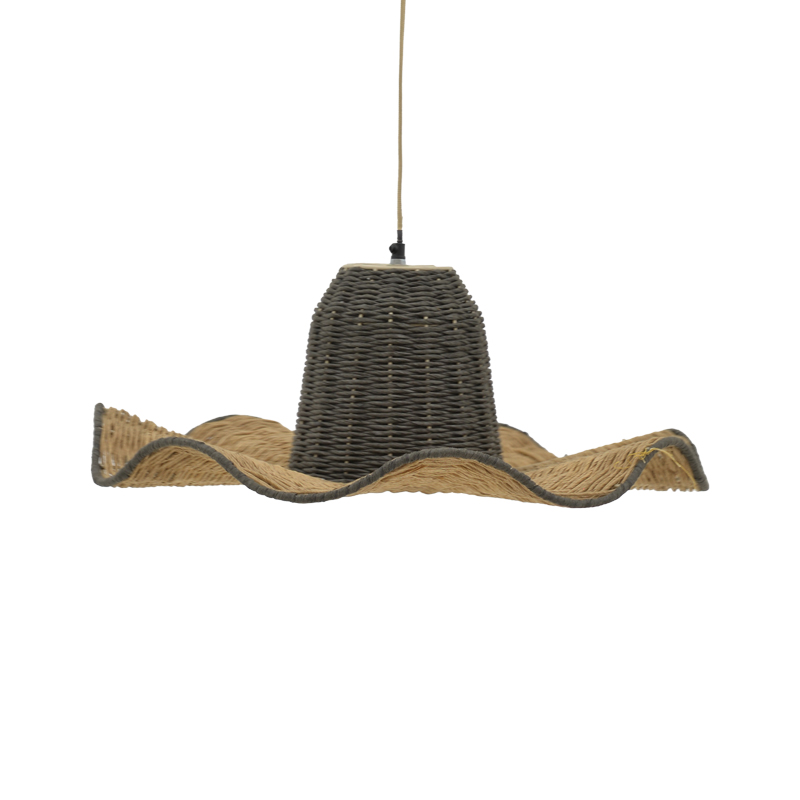 product_pako_311-000013 Φωτιστικό οροφής Darla Inart E27 φυσικό Φ57x110εκ - Image 1