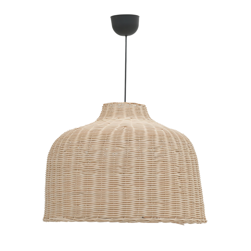 product_pako_313-000035 Φωτιστικό οροφής Ziquel Inart rattan σε φυσική απόχρωση Φ60x99εκ - Image 1