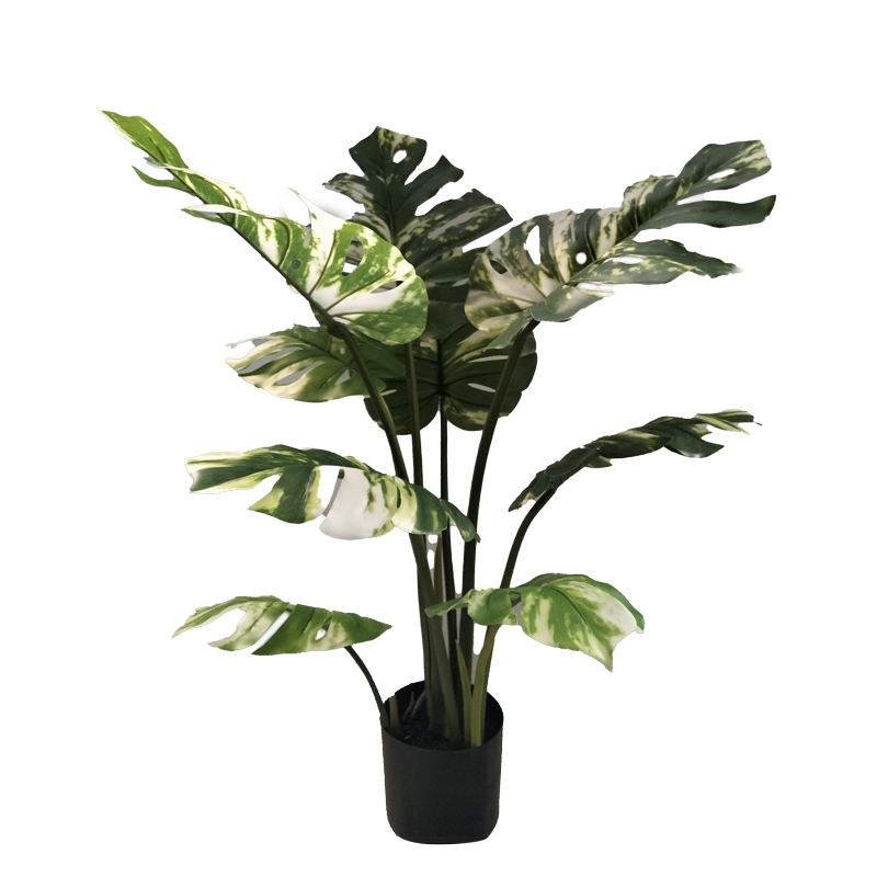 product_pako_316-000004 Διακοσμητικό φυτό Monstera I σε γλάστρα Inart πράσινο pp Υ90εκ - Image 1