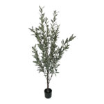 Διακοσμητικό φυτό Olive tree II σε γλάστρα Inart πράσινο pp Υ160εκ