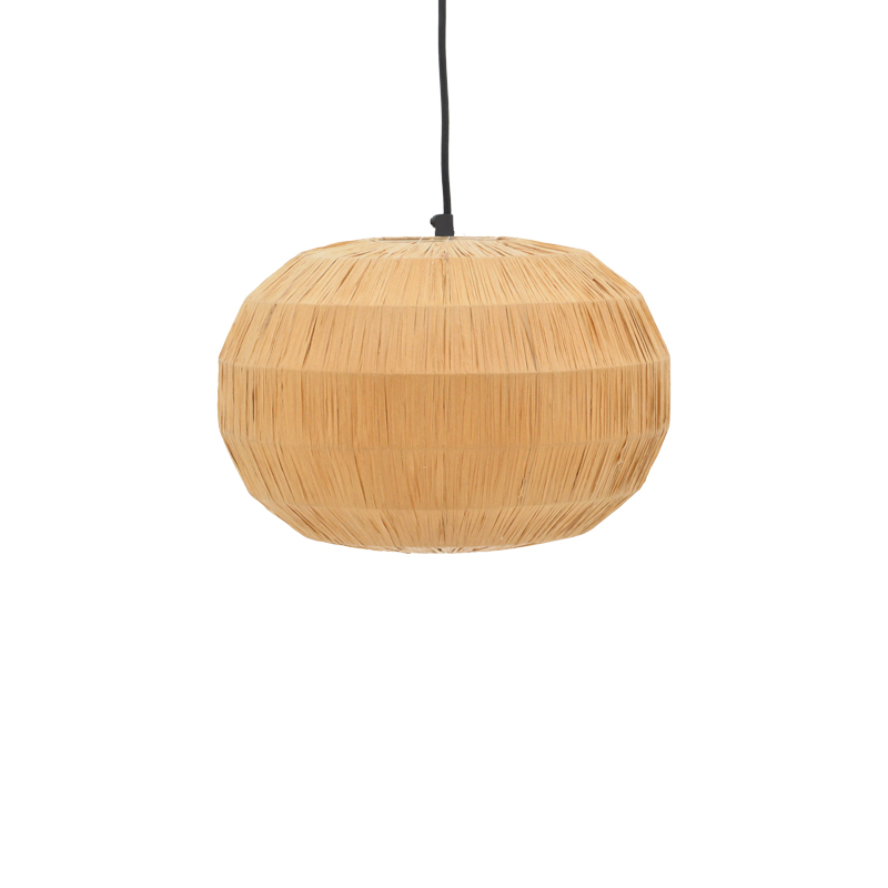 product_pako_317-000013 Φωτιστικό οροφής Ozelia Inart καφέ press papier-μέταλλο Φ33x122εκ - Image 1