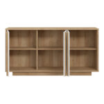 Μπουφές Chesto μελαμίνη σε λευκή και oak απόχρωση 169.2x42x87εκ - Image 5