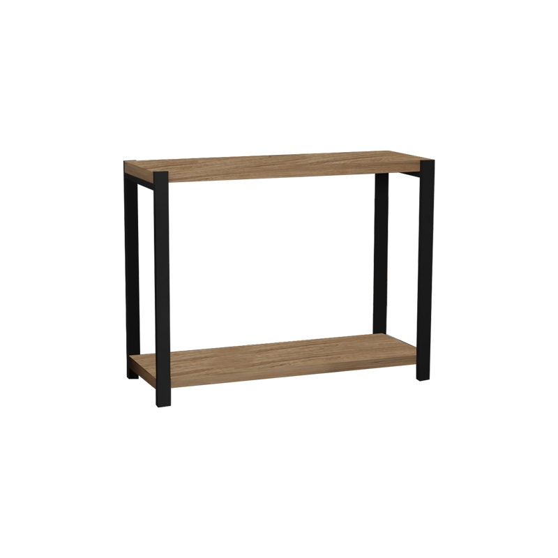 product_pako_321-000034 Επιτραπέζια ραφιέρα Lerf oak μελαμίνης-μαύρο μέταλλο 48x17x40εκ - Image 1