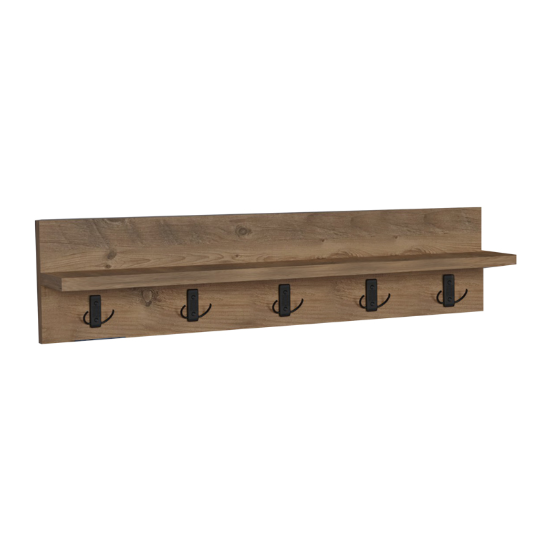 product_pako_321-000054 Κρεμάστρα τοίχου Esform oak μελαμίνης 80x11x18εκ - Image 1