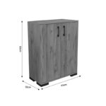 Ντουλάπι Yven oak μελαμίνης 65x32x83εκ - Image 7