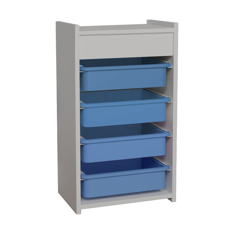 product_pako_321-000065 Συρταριέρα με καλάθια Toyli λευκό-μπλε μελαμίνης 45x30x78εκ - Image 1