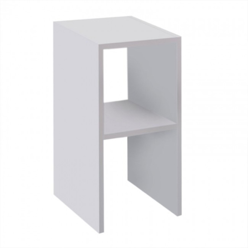 product_pako_321-000117 Κομοδίνο Deseo σε λευκή απόχρωση 30x30x60εκ - Image 1
