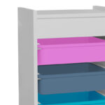 Συρταριέρα με καλάθια Toyli πολύχρωμο 45x30x78εκ - Image 3