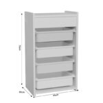 Συρταριέρα με καλάθια Toyli πολύχρωμο 45x30x78εκ - Image 5
