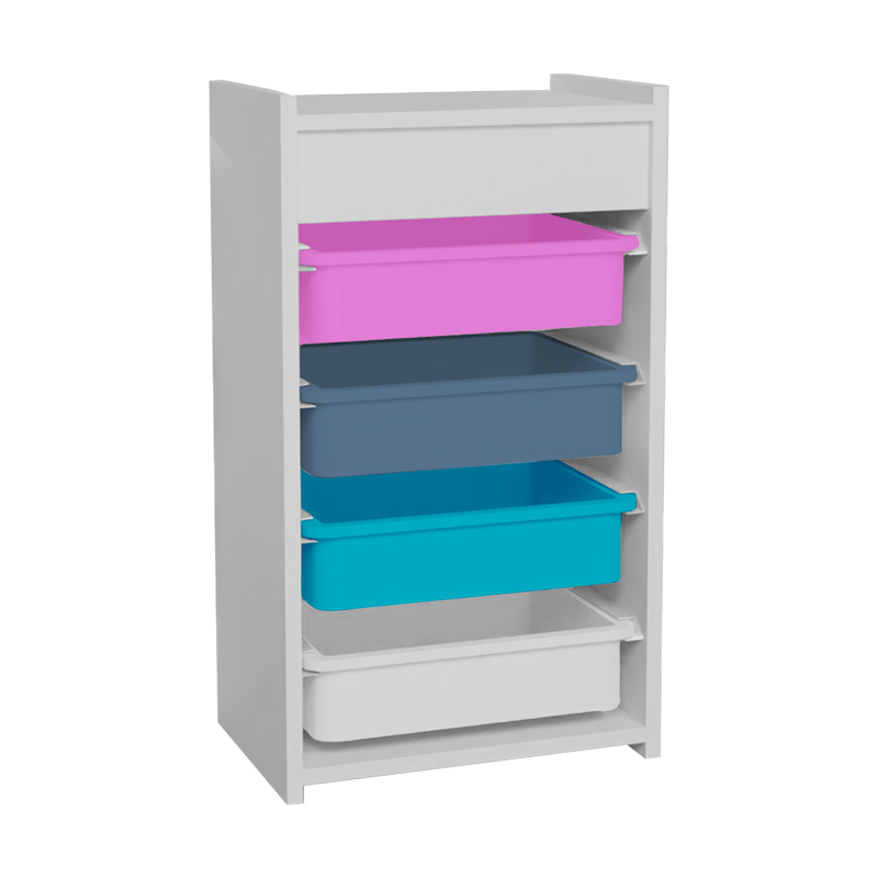 product_pako_321-000131 Συρταριέρα με καλάθια Toyli πολύχρωμο 45x30x78εκ - Image 1
