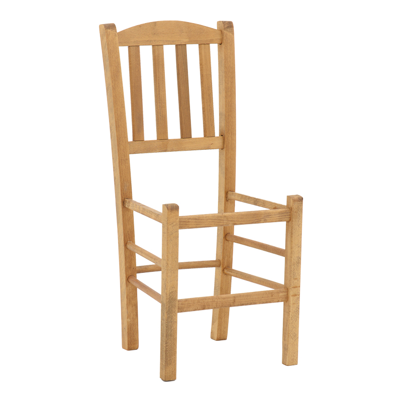 product_pako_325-000006 Καρέκλα καφενείου Σύρος μασίφ ξύλο οξιάς λούστρο καρυδί 41x42x92εκ - Image 1