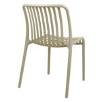 Καρέκλα Zoi pp σε απόχρωση cappucino 42x58x79εκ - Image 3