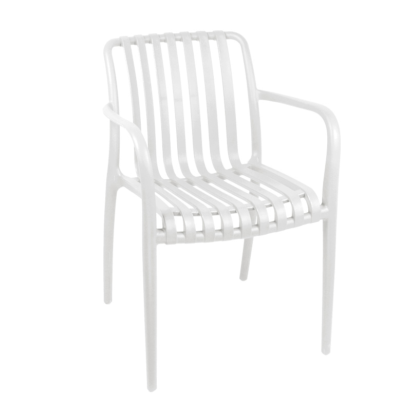 product_pako_326-000005 Πολυθρόνα Zoi pp σε λευκή απόχρωση 58.5x54x80εκ - Image 1